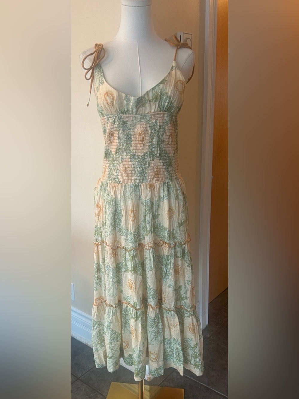 FREE PEOPLE Adriel Midi Dress size small - Picture 9 of 13